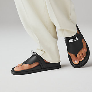 サンダル 《アンピール》 - ブラック | Hermès - エルメス-公式サイト